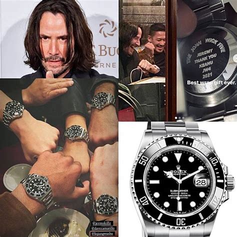 keanu reeves buys rolex for crew|keanu reeves rolex.